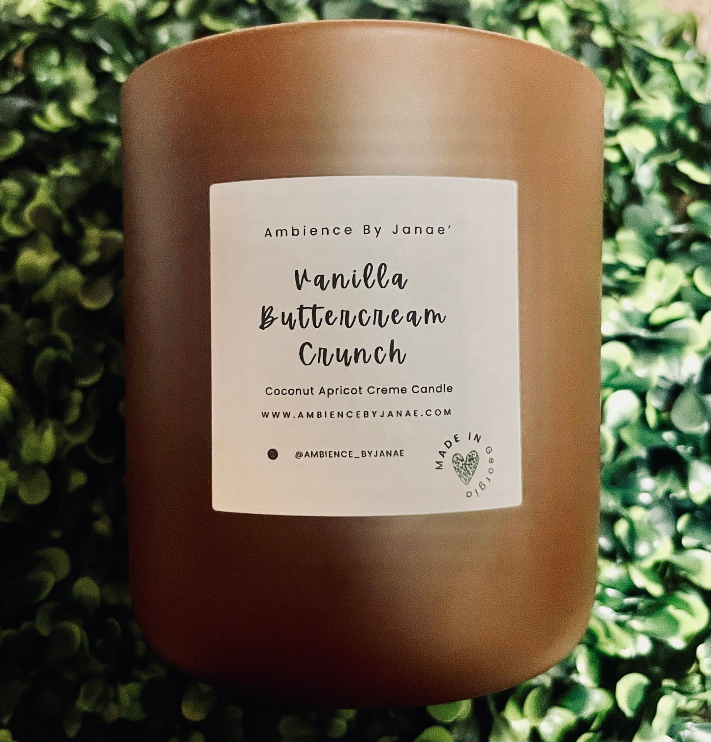 Vanilla Buttercream Candle