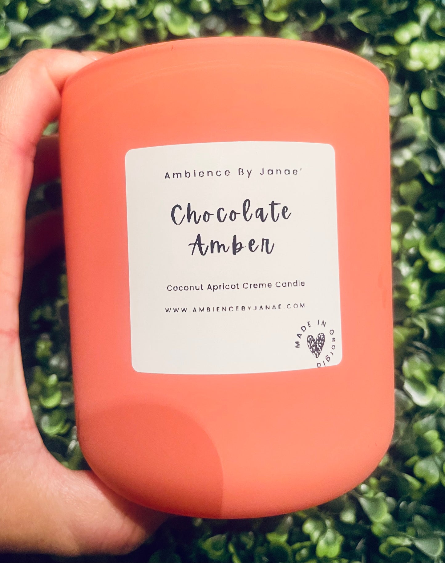 Chocolate Amber Candle